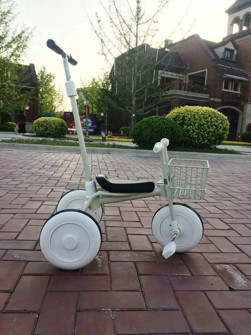 Детская трехколесная велосипедная тележка, Детская трехколесная коляска для велосипеда, Детская трехколесная коляска с корзинкой для покупок 3-14 лет