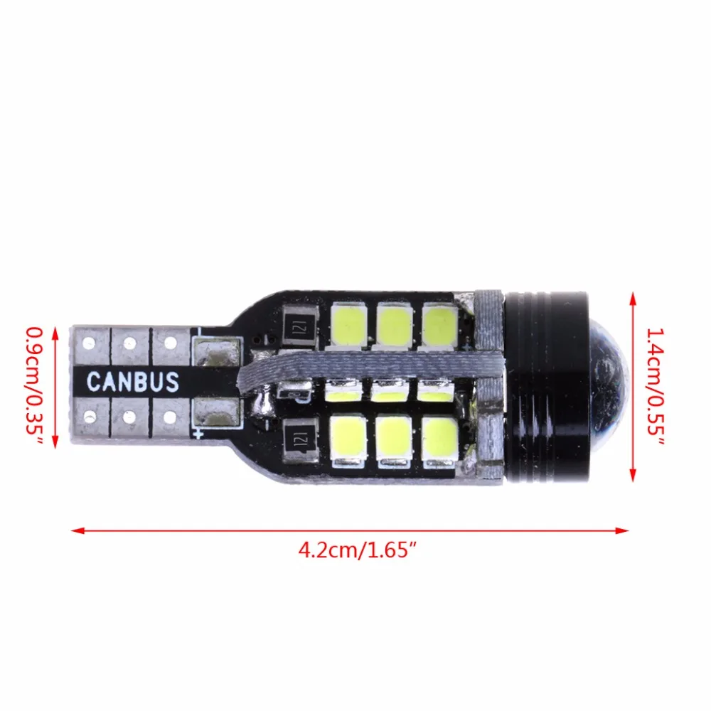 1 шт. Супер Белый светодиодный T15 921 2835 24-SMD W16W клиновидный резервный обратный свет