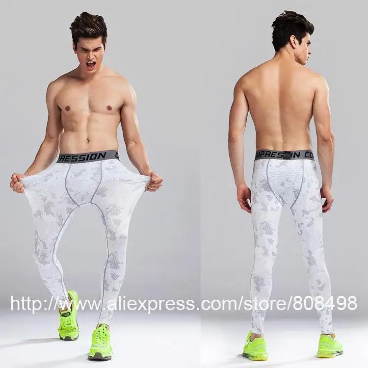 Мужские компрессионные брюки для бодибилдинга, бега, фитнеса, упражнений, обтягивающие леггинсы, компрессионные колготки, брюки, одежда