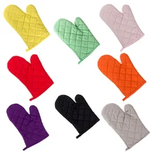 1 предмет; Новинка; Портативный черный Смешанный хлопок толстые Кухня повар пекарь утепленная с хлопковой подкладкой прихватки