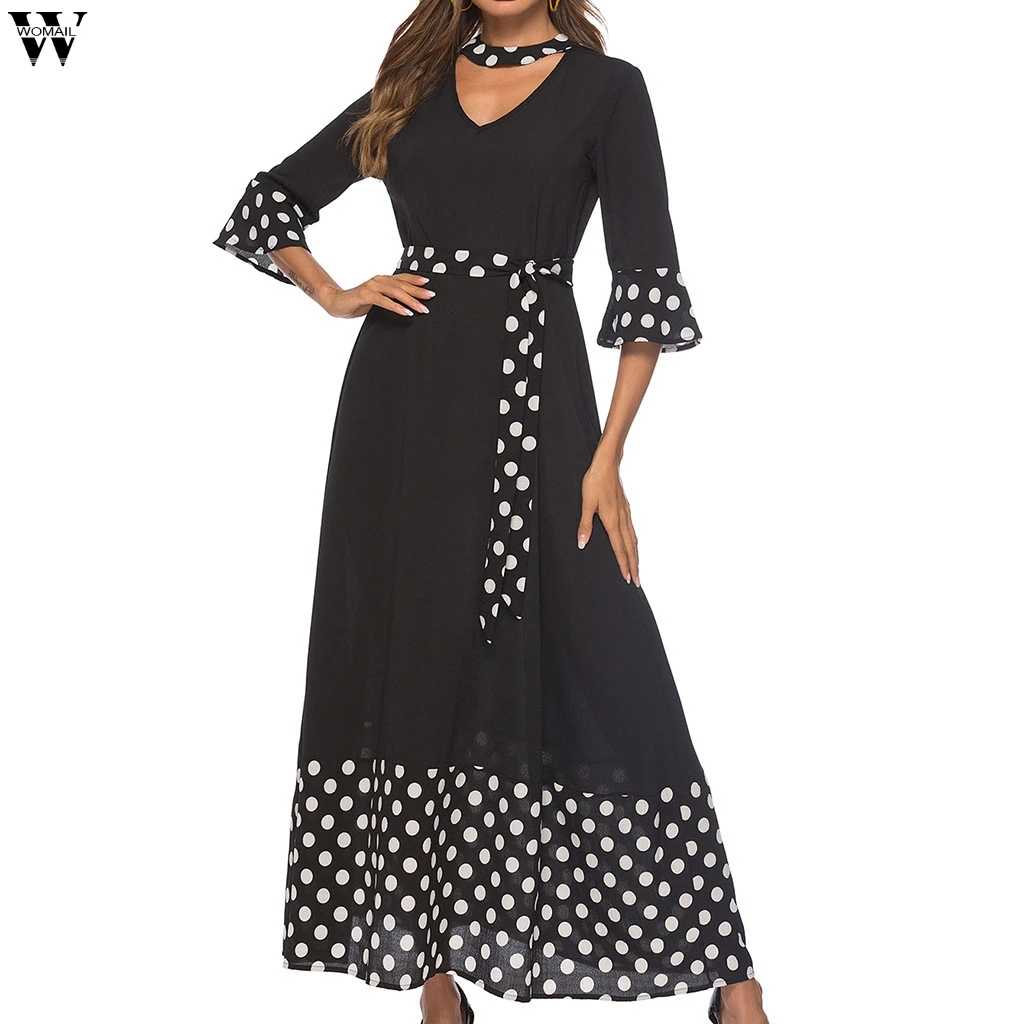 

dress Half sleeve Shirt Dress Boho Beach Dresses Women Casual Striped Print Party Dress Vestidos Apr29