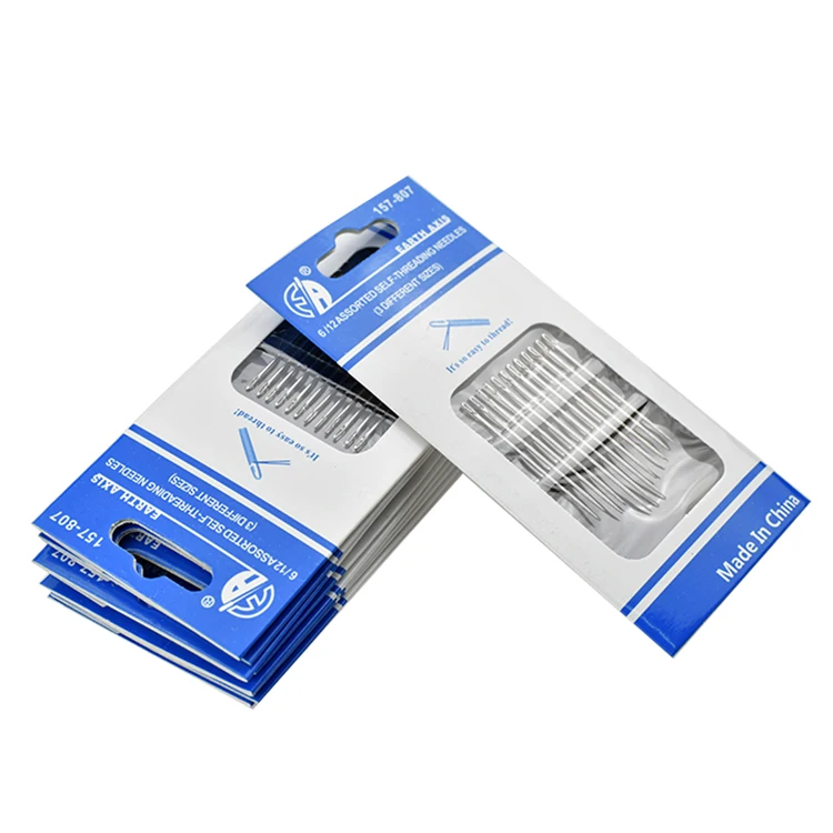 

12 шт., иглы для шитья без перфорации