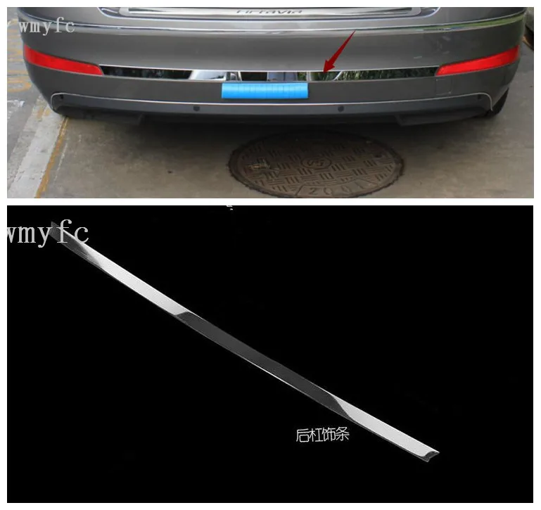 

FIT FOR 2013-2015 for skoda Octavia A7 CHROME REAR BOOT DOOR TRUNK COVER TRIM TAILGATE GARNISH MOLDING STRIP Accessories