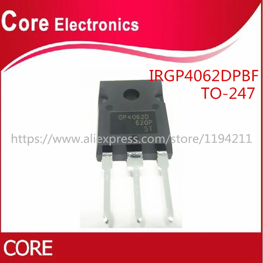 

20pcs/lot IRGP4062DPBF IRGP4062D IRGP4062D GP4062D IGBT 600V 48A 250W TO247AC