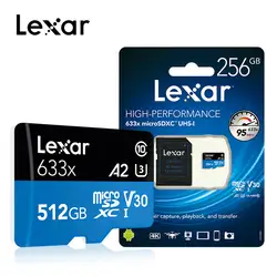 Lexar высокая скорость/качество micro sd карта 633x UHS-I карты памяти 512 ГБ горячая продажа micro sd карта для смартфона/камеры
