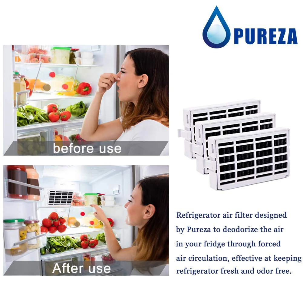 

3 Pcs Fresh Flow Comparable Refrigerator Air Filter for Whirlpool W10311524 LB88