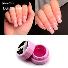 saroline Extension Pink White Clear UV LED Builder Gel Nail Polish Permanent Strong False Tips Glue UV Gel