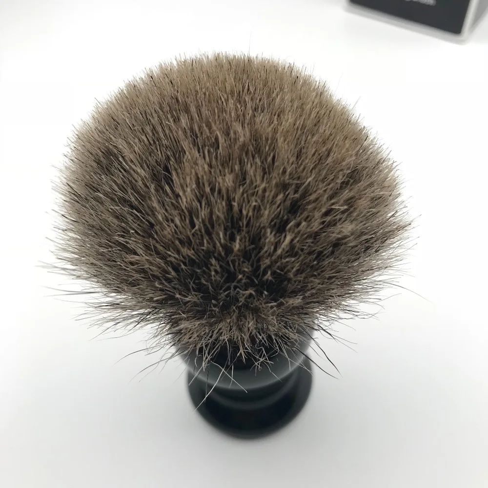 Рождественская распродажа "FS"-20 мм лучшая щетка для бритья волос барсука искусственная эбеновая Ручка