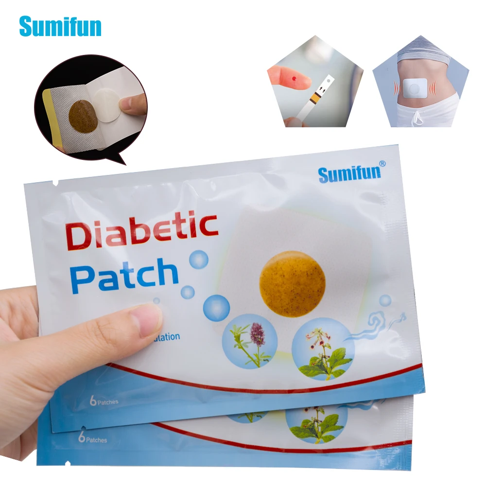 

12pcs=2bags Diabetic Patch Chinese Herbal Stabilizes Blood Sugar Level Lower Blood Glucose Sugar Balance Medical Plaster D1788