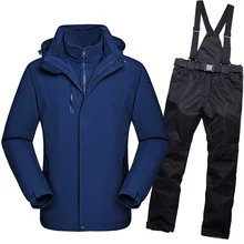 CCIVICFREE Winter Ski suit Men Outdoor Ski Jacket And Pants Snow Warm Waterproof Windproof Skiing And Snowboarding Suits winter ski suit women new 2018 high quality ski jacket pants snow warm waterproof windproof skiing snowboarding suits brands
