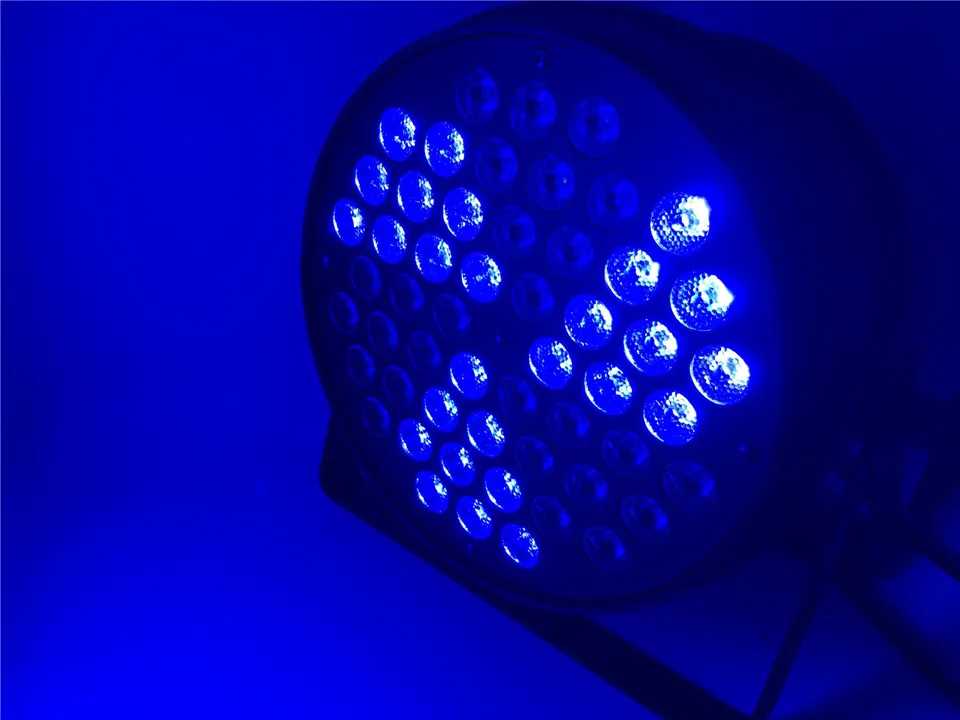 Новый LED 54X9 W DJ Par Ультра высокая Яркость поворотный Ветряные мельницы света RGB трио такси этап музыка, обувь по заводским ценам Бесплатная