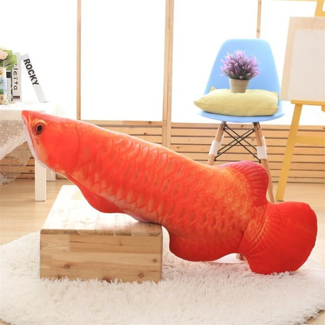 3D Simulation Fish Plush Toy Pillow Stuffed Animal Fish Plush Toys for