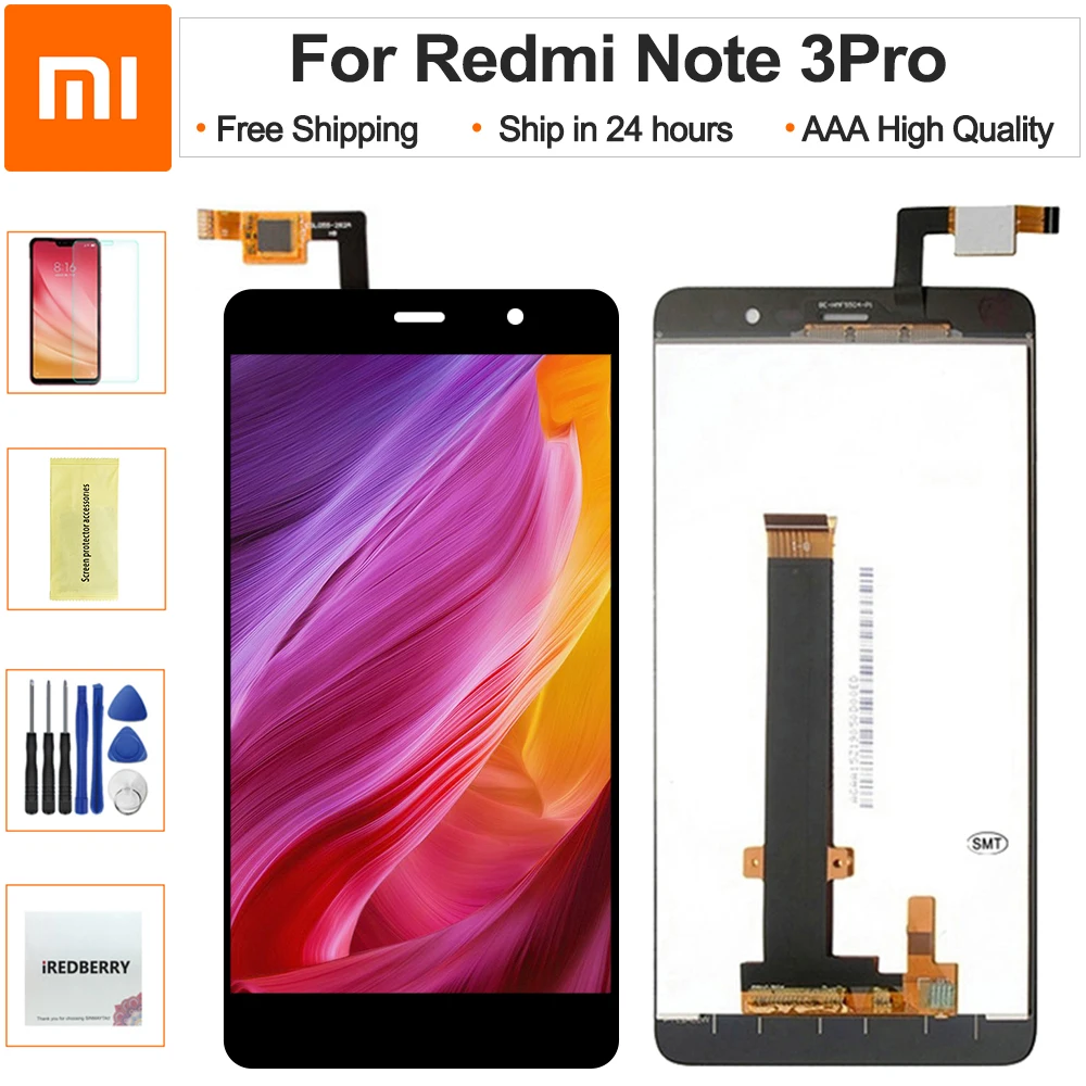 

100% Test For Xiaomi Redmi Note 3 Note 3 Pro LCD Display and Touch Screen Digitizer Assembly Replacement Phone Accessories Tools