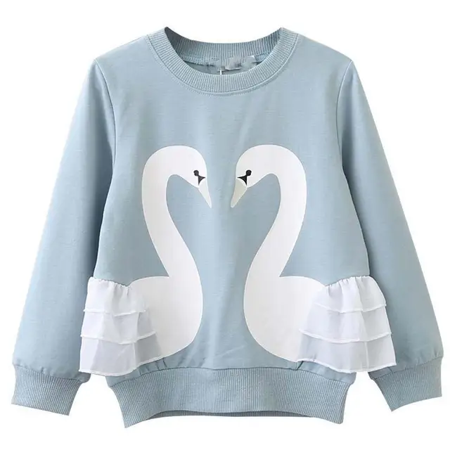 Baby Girls Sweatshirts Spring Autumn Cotton Toddler Children Sweatshirt 2 3 4 5 6 7 Years Kids Long Sleeve Shirts Tops Clothing