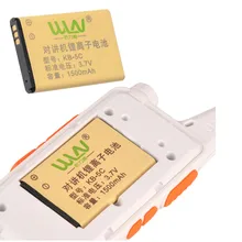5pcs NEW Original Walkie Talkie Li-ion Radio Battery 3.7V 1500mAh for Radio Walkie Talkie WLN KD-C1 Two Way Radio