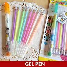 1 ручка+ 8 заправок/набор красочная гелевая ручка мела, акварельная 8 в 1 гелевая ручка Набор для DIY альбом Скрапбукинг, декоративная живопись