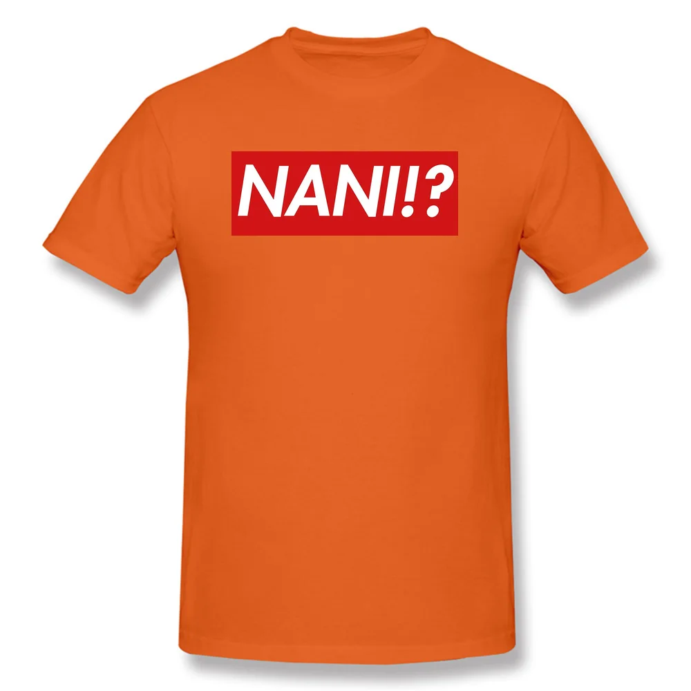 Nani190619 Men 2018 Fashion Customized T Shirt Crew Neck Summer Fall Pure Cotton T-Shirt Birthday Short Sleeve T Shirts Nani190619 orange