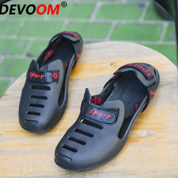 

Men Beach Shoes New Design Water Sandals Men Students Outdoor Waterproof Slippers Solid Youth Summer Breathable Aqua Sport Shoes