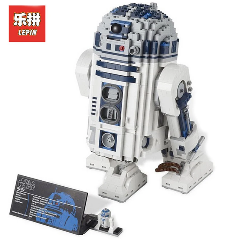 

LEPIN 05043 Star Wars Series 2127Pcs The R2D2 Robot Set Out of print D2 Building Blocks Bricks Children Toys LegoINGlys 10225