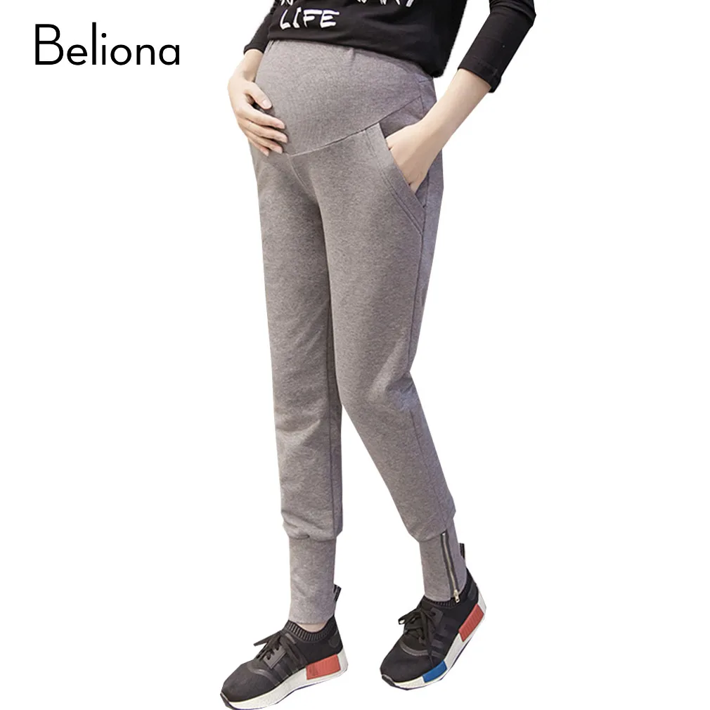 

3 Style Spring Maternity Clothes High Waist Harem Pants for Pregnant Women Plus Size Women's Premama Clothing Pregnancy Trousers