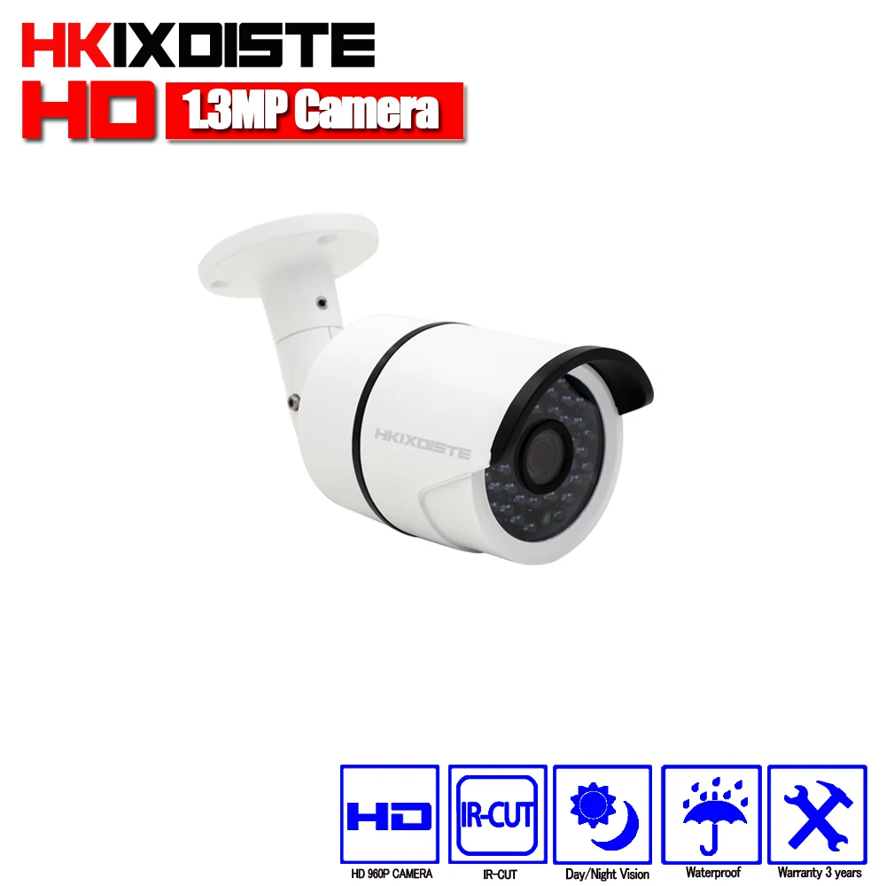 

960P AHD Camera Outdoor Weatherproof 1.3MP 3.6 Lens Night Vision Security Camera Built in IR-CUT indoor AHD Camera security