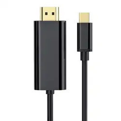 JP-H2 1,8 m usb type-C до 4K HDMI кабель для ноутбука мобильного телефона HD видео адаптер Длина линии 1,8 M 4K x 2K разрешение 49x23x11 мм