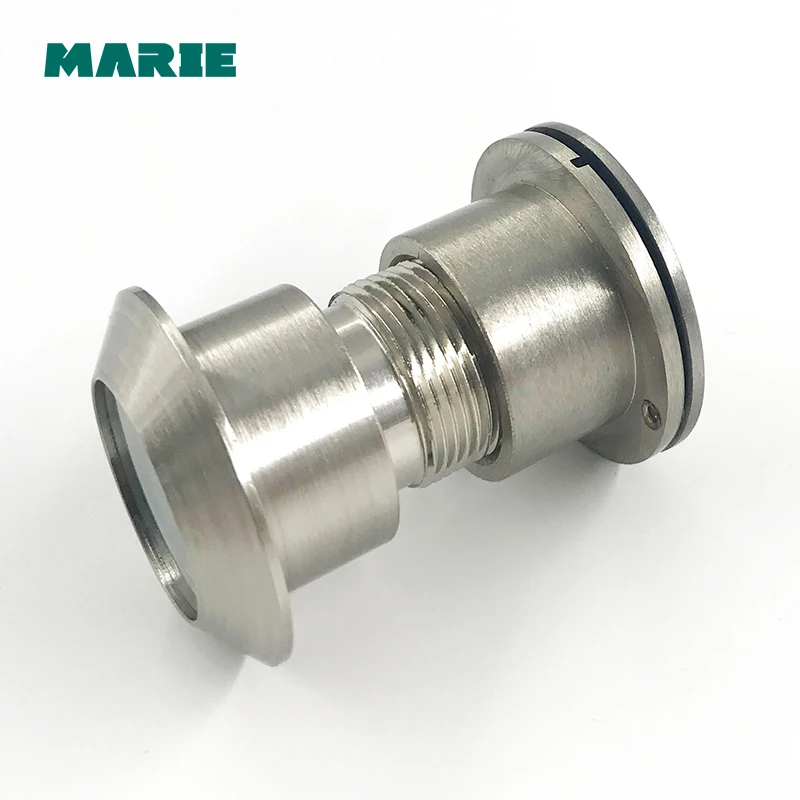 Adjustable Home Security 200 Degree Wide Angle Door Viewer Brass Sight Peephole For Home Tools