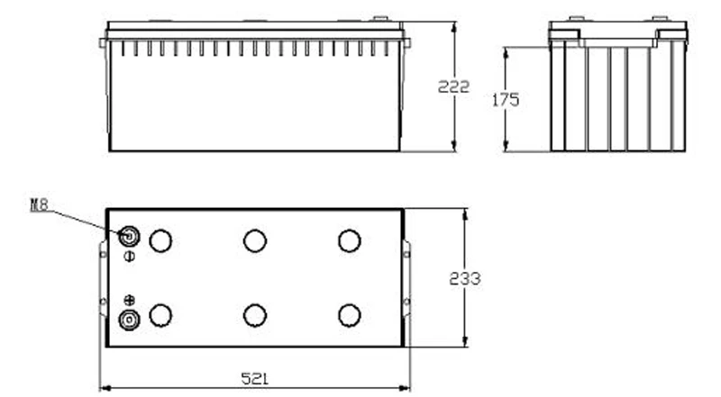 Без налогов LiFePO4 12V200Ah литий-железо-фосфатный аккумулятор для RV, солнечных, морских, автономных приложений, GolftCart, светильник