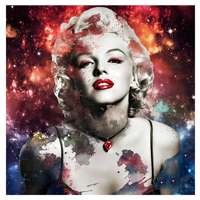 

New Diamond Painting Character Marilyn Monroe DIY 5D Full Diamond Embroidery Rhinestone Mosaic Kit Home Decor Stickers Art