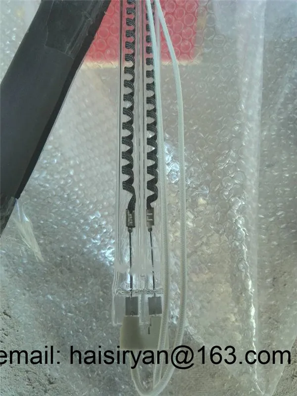 customized 1200w 350mm far Single tube Electric halogen IR quartz glass heate light | Бытовая техника