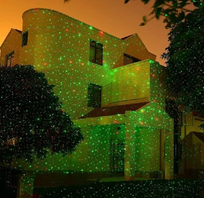 Us 29 5 41 Off Outdoor Laser Christmas Lights Projector Star Red Green Firefly Spotlights Garden House Yard Patio Landscape Holiday Decoration In