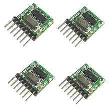 433 МГц Супергетеродинный радиочастотный передатчик модуль кодирования EV1527 2262 Кодирование 4 канала беспроводной пульт дистанционного управления WL102-341* 4 шт