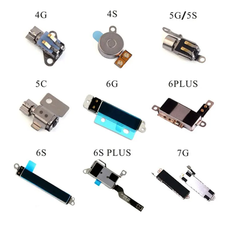 Запасные части для iPhone 7 8 5 5S 5C SE i5 G 6 6S Plus запасные вибрационных кабелей 1 шт.|Шлейфы