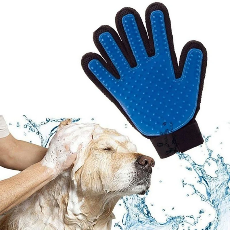 Pet Grooming Glove for Cats Brush Comb Cat Hackle Pet Deshedding Brush Glove for Animal Dog Pet Hair Gloves for Cat Dog Grooming (6)