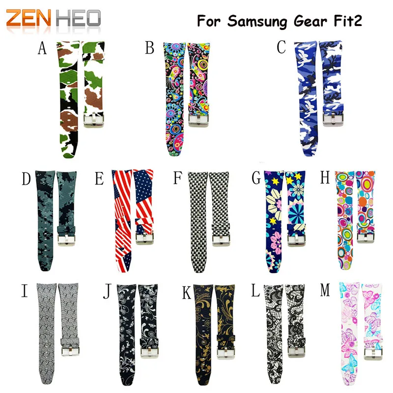 

Silicone Watchband For Samsung Gear Fit 2 Fit2 SM-R360 Watch Band Replacement Bracelet Wristband Strap