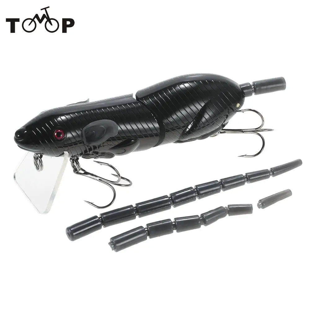 4 Color Rat Fishing Lure Plastic Mouse Lure Swimbait Rat Fishing Bait