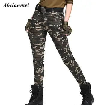 

Plus Size 5xl 6xl Womens Camouflage Pants Fashion 2017 Military Women Warm Winter Trousers Army Harem Pants Women Pantalon Femme