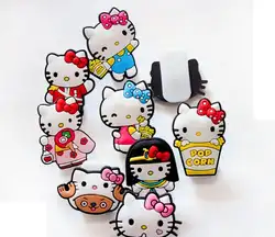 43% 50 шт./лот детская hello kitty угол существо Пластик заколки фото клипы стены клипы книга клипы многие виды 3 см WJ05