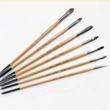 7 шт костюм не объем Шиншилла кисти для рисования кисть для гуаши ручка-закладка художника кисти для живописи маслом рисования художественные принадлежности