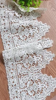 

10YARDS Sale OFF White French Lace Watersoluble Embroidery Venice African Lace Trim DIY Sewing Craft Crochet Wedding accessories