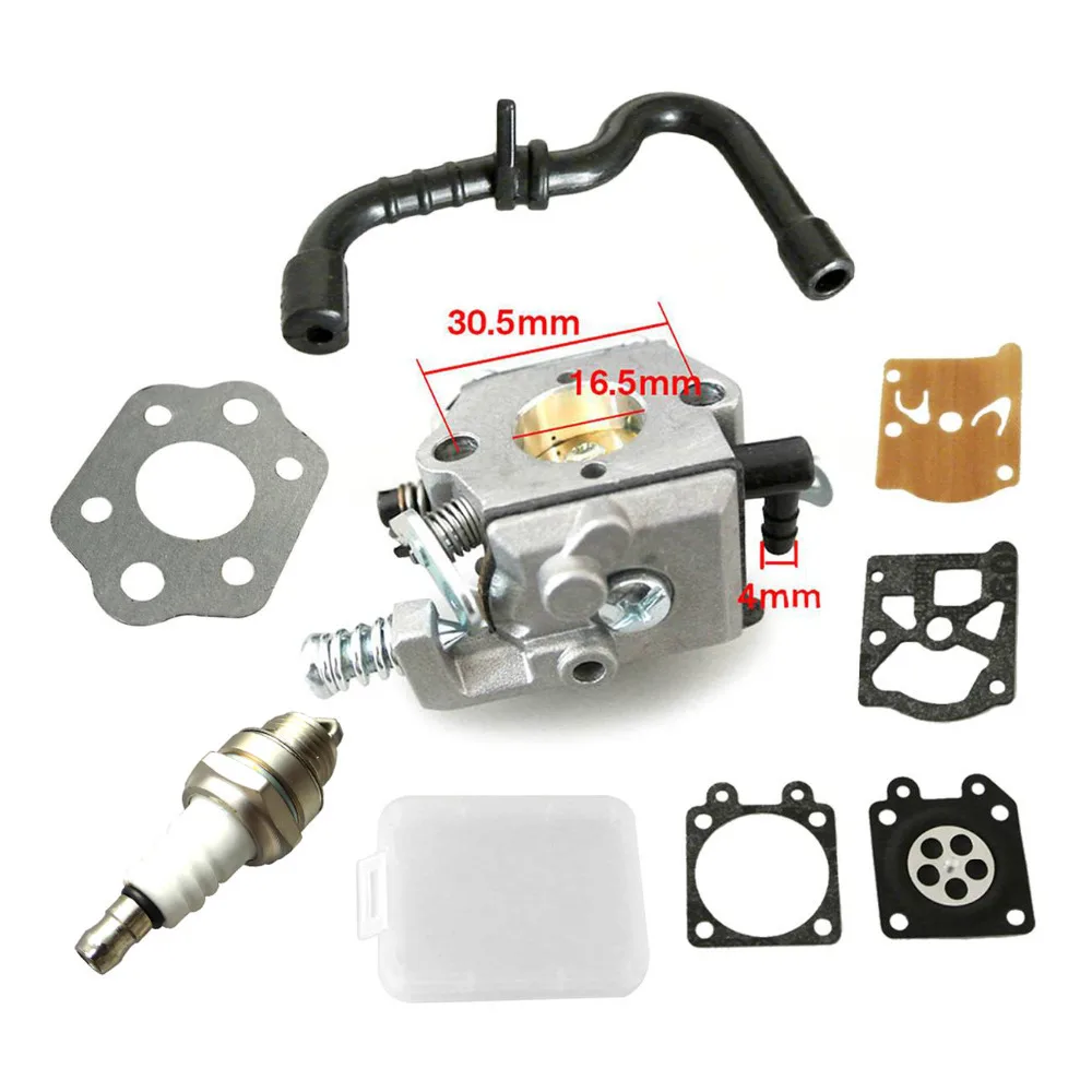 Carburetor Repair Kit & Fuel Line Fit STIHL 017 018 MS170 MS180