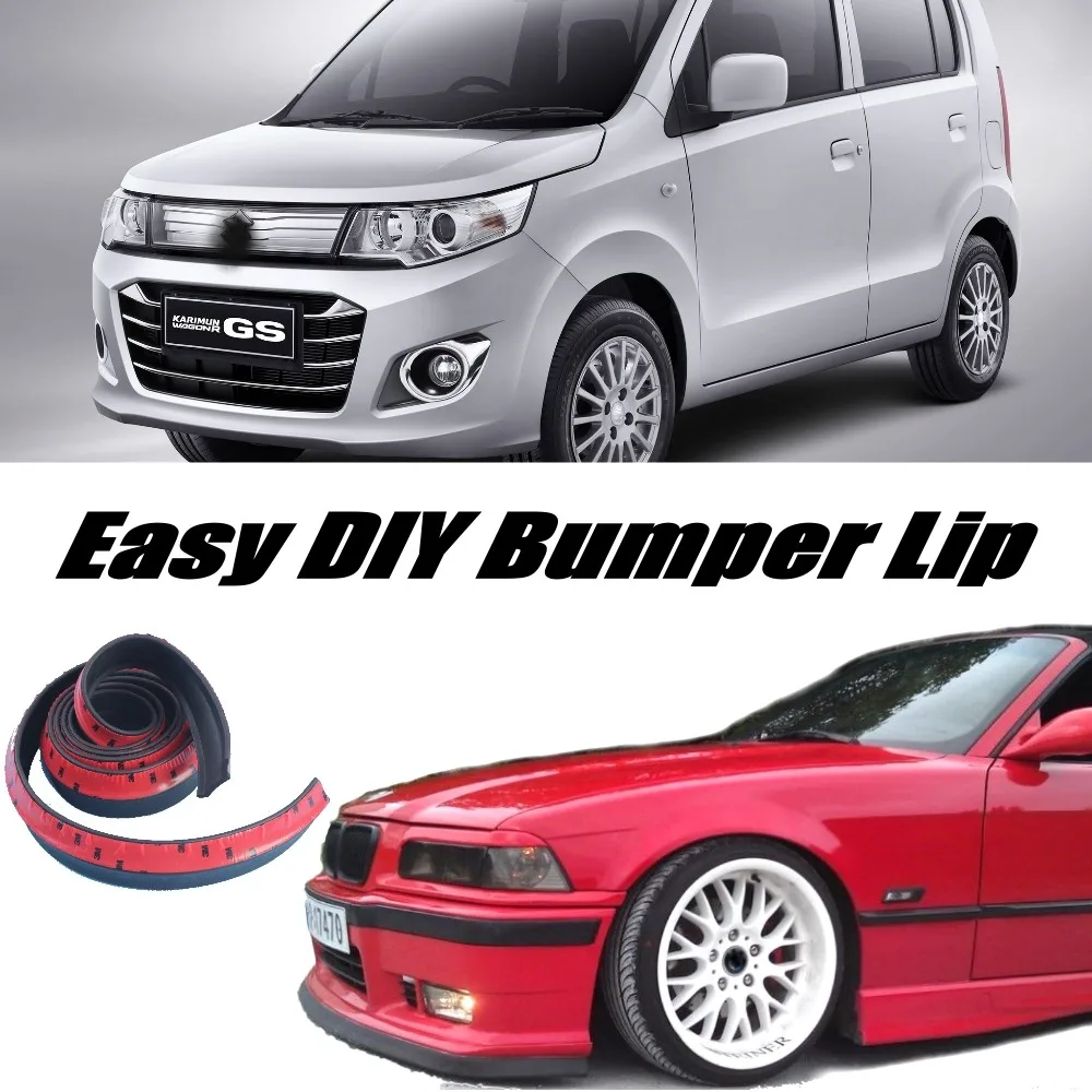 Body kit Tuning Splitter Front Skirt Tuning For Suzuki Karimun Wagon R  Solio Estilo
