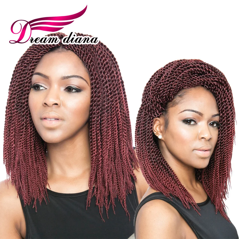 Ombre Kanekalon Braiding Hair Senegalese Twist 12 Inches 22