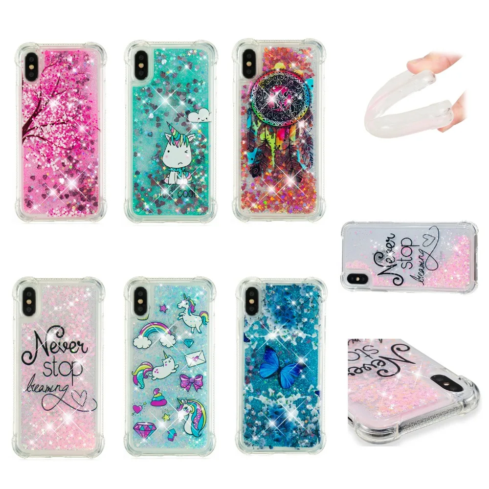 HYYGEDeal phone Cases Glitter Girls Mandala Flowers TPU