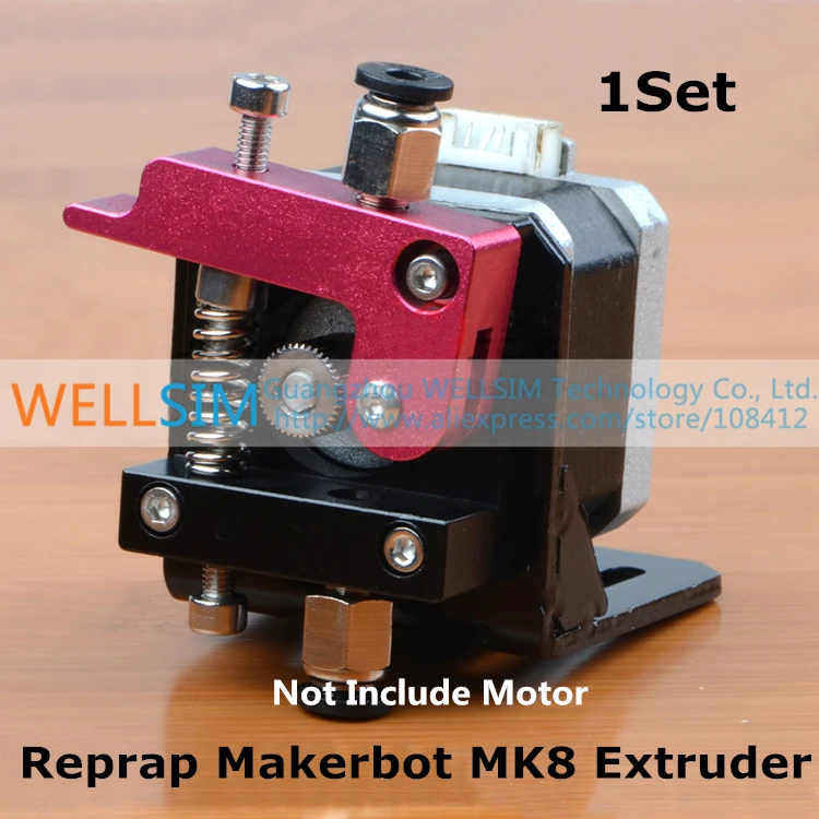 1 комплект новейшая версия Reprap Makerbot MK8 цельнометаллический алюминиевый сплав