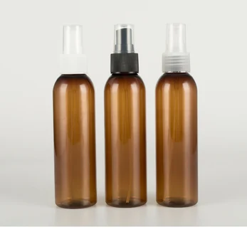 

30pcs 150ml empty brown Plastic Spray Bottle Refillable Bottle Perfume PET Bottle with Spray Pump