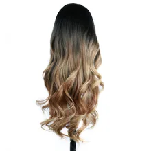 FAVE Synthetic Hair Wig Long Wavy Wig Ombre Brown High Density Heat Resistant For Black/White Women Cosplay/Party Cosplay Wigs FAVE Synthetic Hair Wig Long Wavy Wig Ombre Brown High Density Heat Resistant For Black/White Women Cosplay/Party Cosplay Wigs