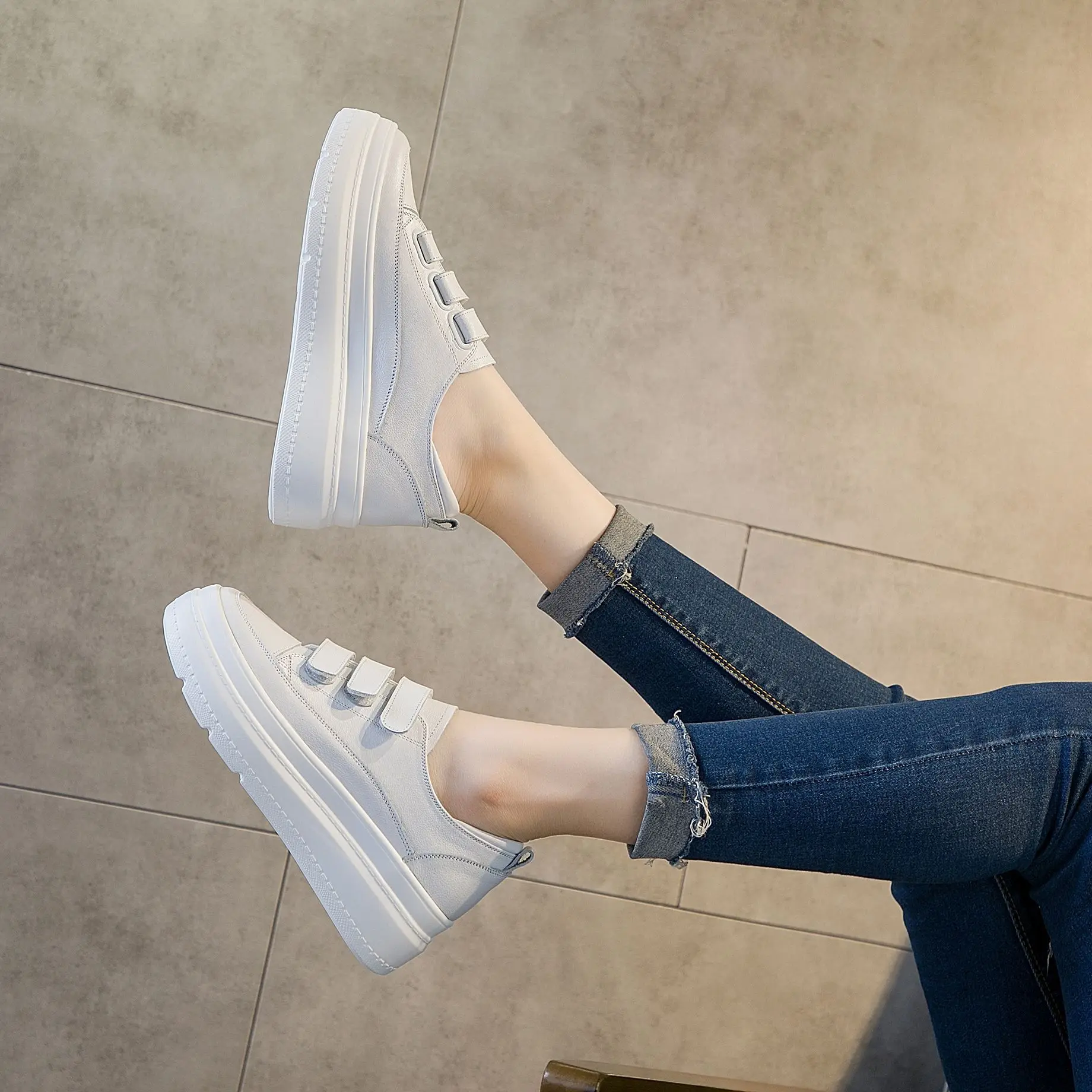 

Casual shoes 2019 spring and summer new white casual shoes B5X1-B5X4