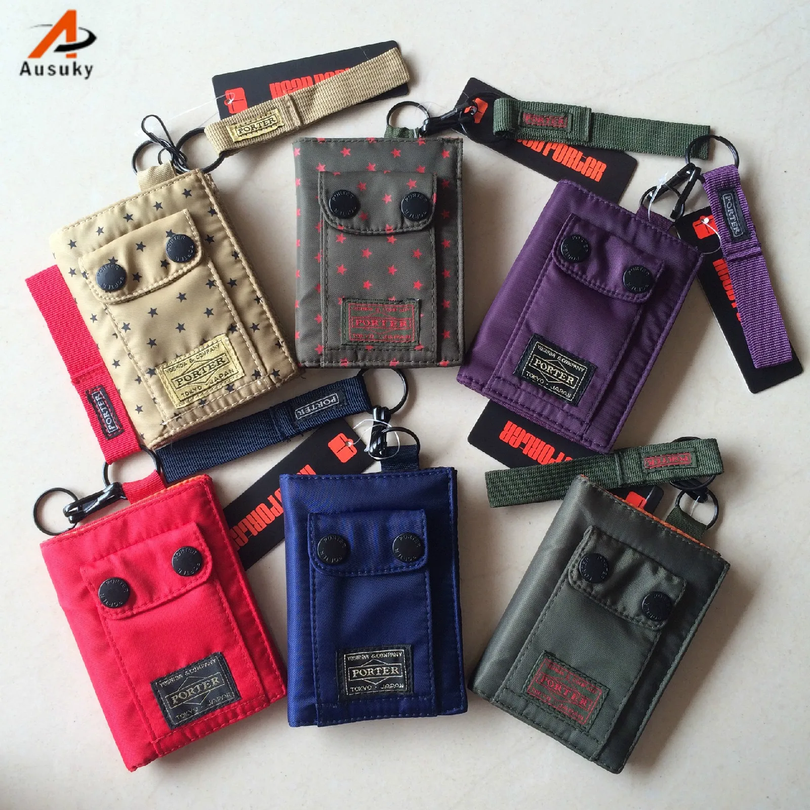 Нейлоновый кошелек для мужчин тонкие Зажимы денег бумажники знаменитый дизайн