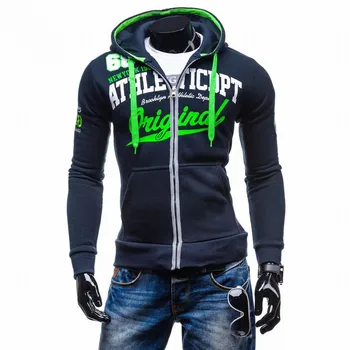 

2019 Hoodies Men Hombre Hip Hop Mens Letter Hooded Zipper Hoodie Suit Slim Fit Men Hoody hoodie men mens hoodie